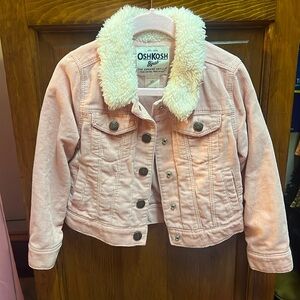 OshKosh size 3T Pink Corduroy button up jacket
